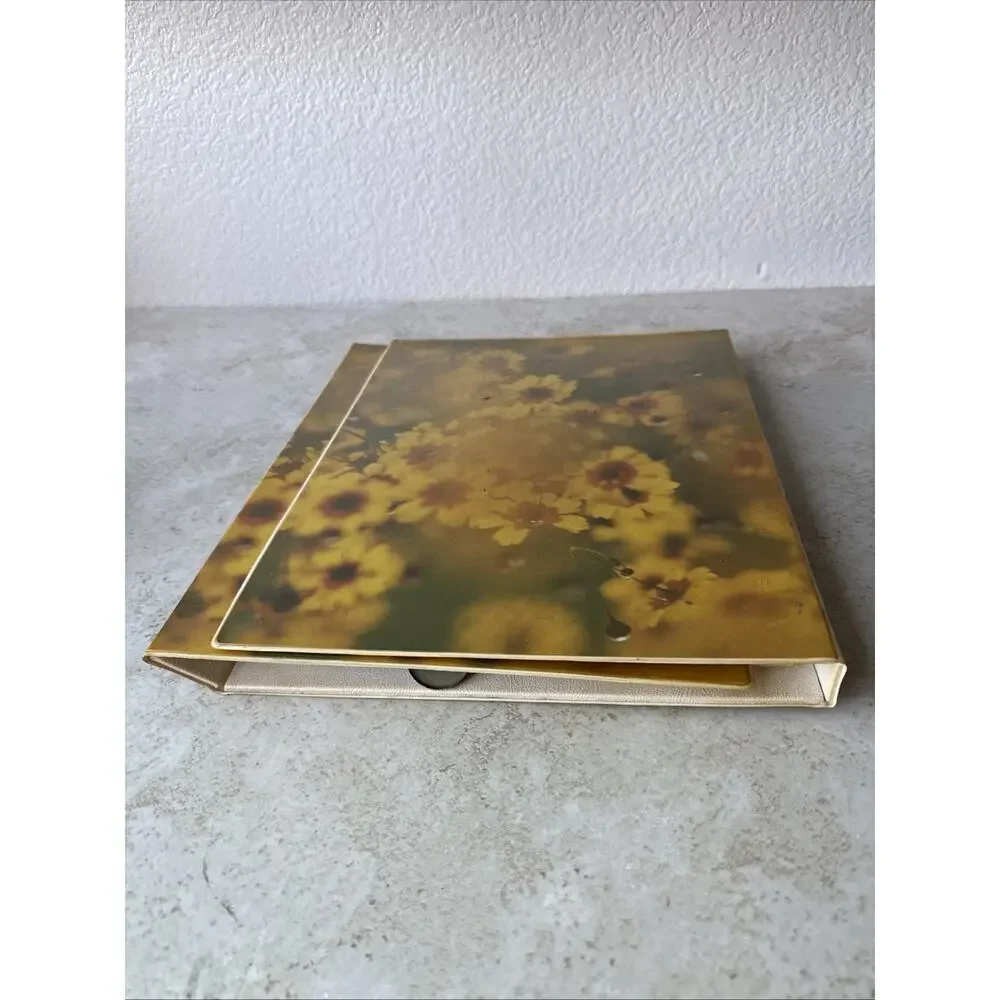 VTG Flower School Binder 1970s Used